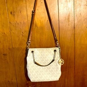Michael Kors purse and wallet brown, tan, and gold. EUC!!!